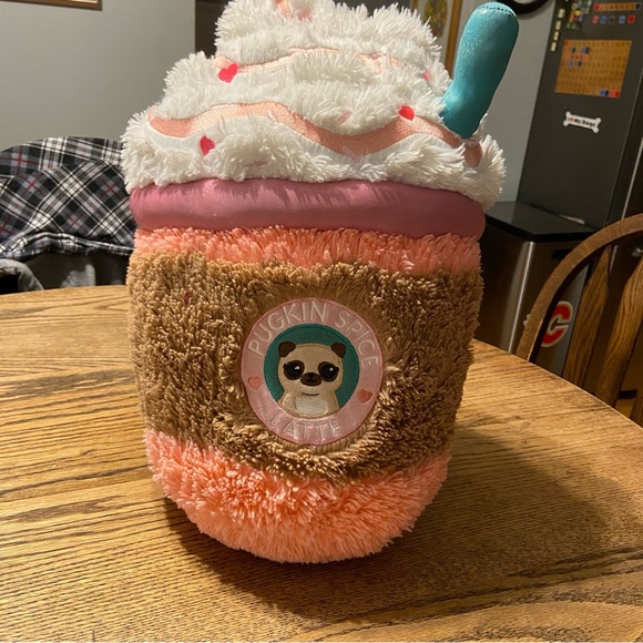 Squishable Pugkin Spice Latte Plush - Picture 1 of 6